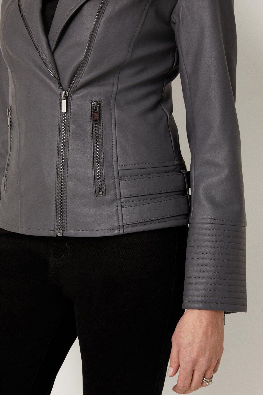 Faux leather jacket on sale uk